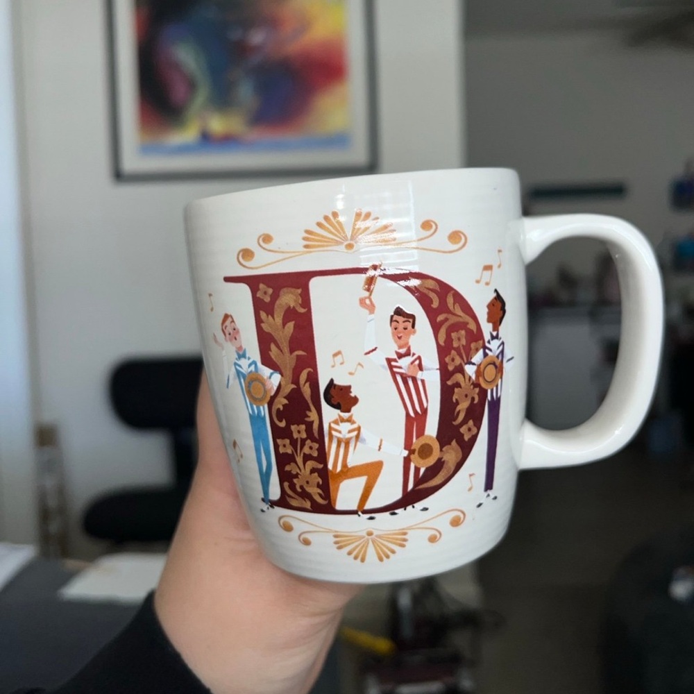 Disney Mug “ABCDisney” collection letter D for Dapper Dans